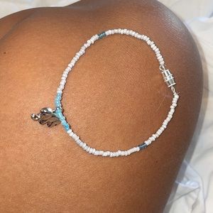 bracalet light gray/white with elephant